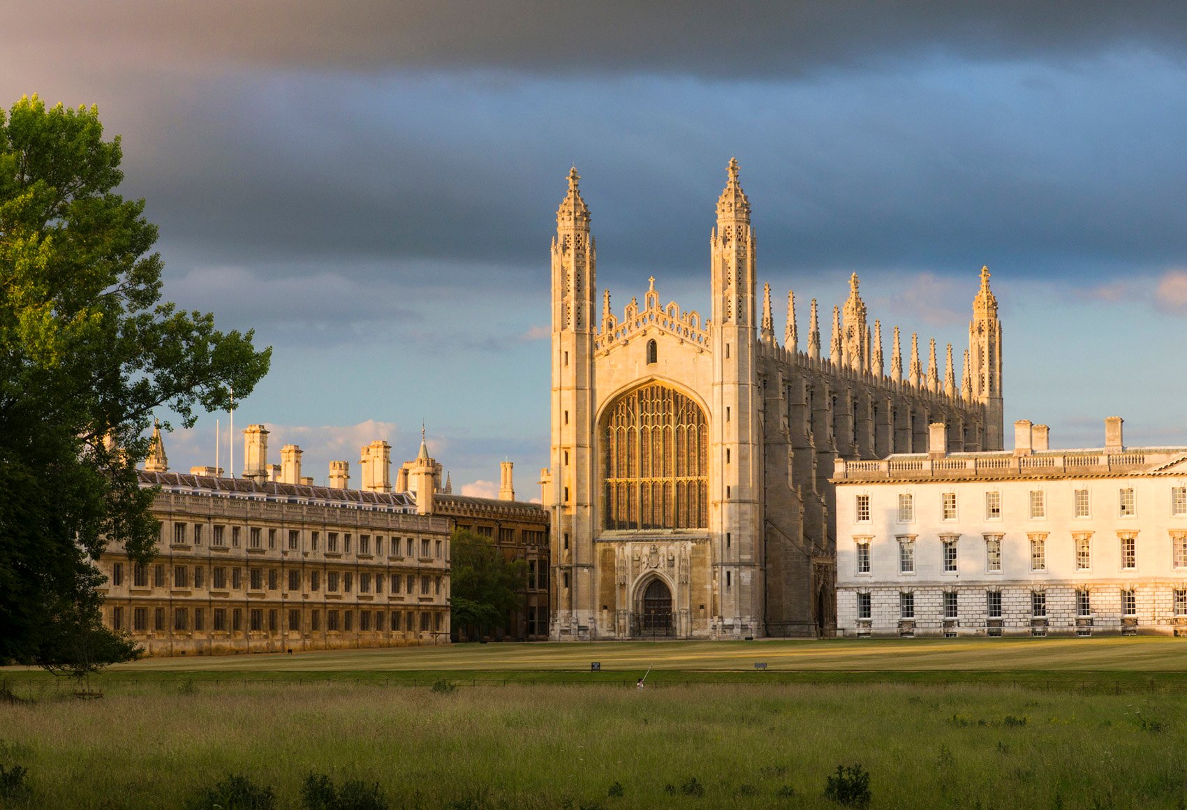 A view of King's College Chapel in Cambridge, England
